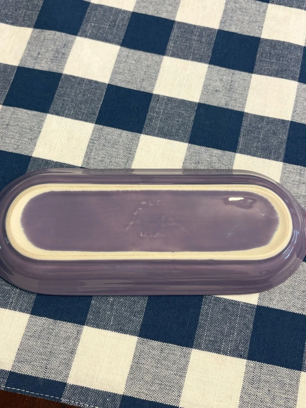 Fiestaware utility or relish tray, Lilac, Fiesta,